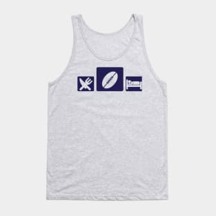 EAT SLEEP FOOTBALL Tank Top